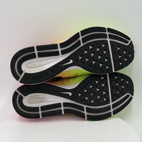 Nike Zoom Pegasus 33 Neon Shoes Mens Size 11 Running 846327-999 Sneakers - Picture 7 of 8